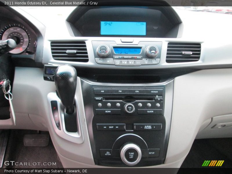 Celestial Blue Metallic / Gray 2011 Honda Odyssey EX