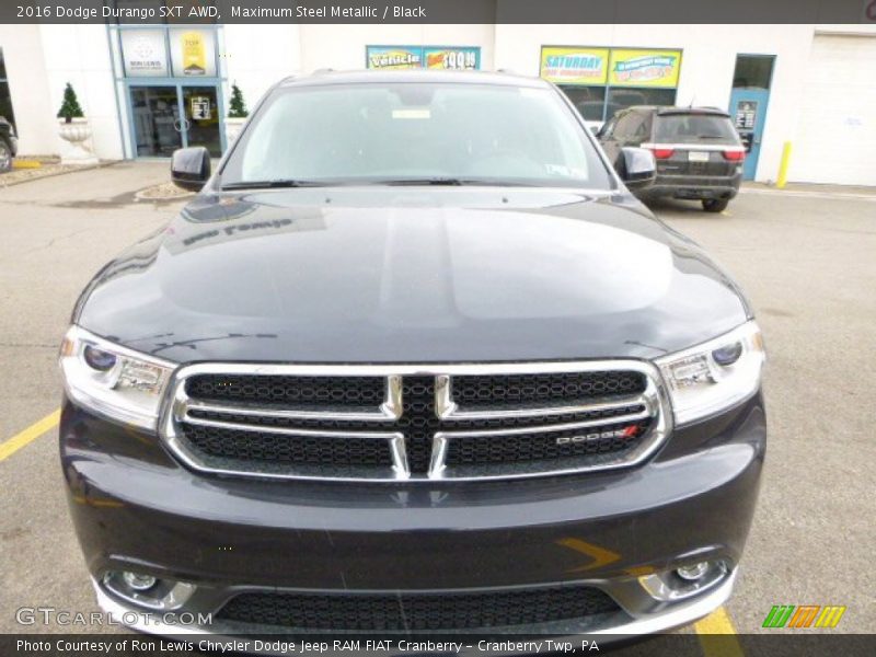 Maximum Steel Metallic / Black 2016 Dodge Durango SXT AWD