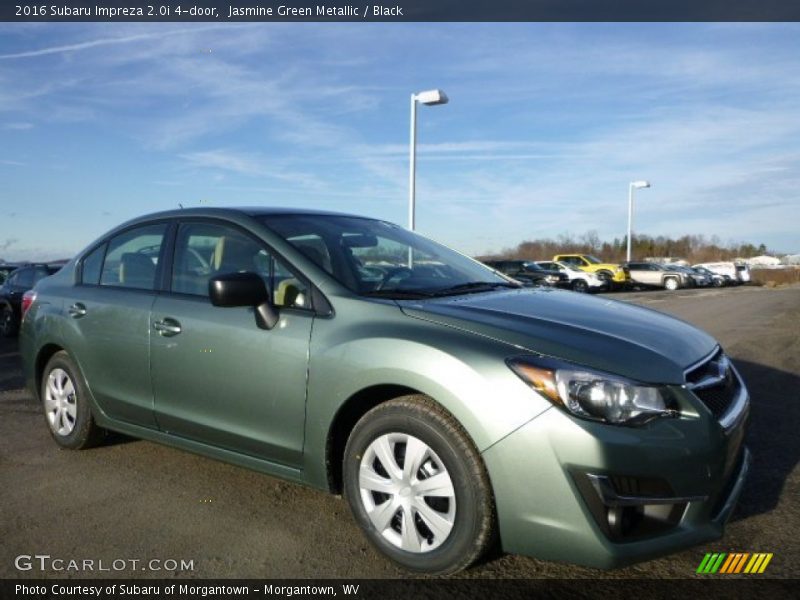 Jasmine Green Metallic / Black 2016 Subaru Impreza 2.0i 4-door