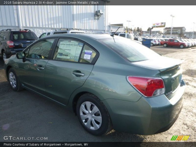 Jasmine Green Metallic / Black 2016 Subaru Impreza 2.0i 4-door