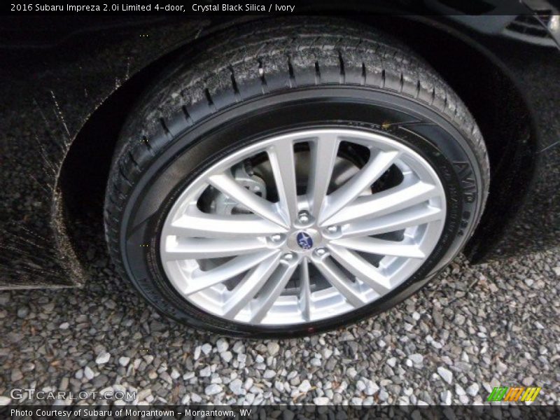 Crystal Black Silica / Ivory 2016 Subaru Impreza 2.0i Limited 4-door