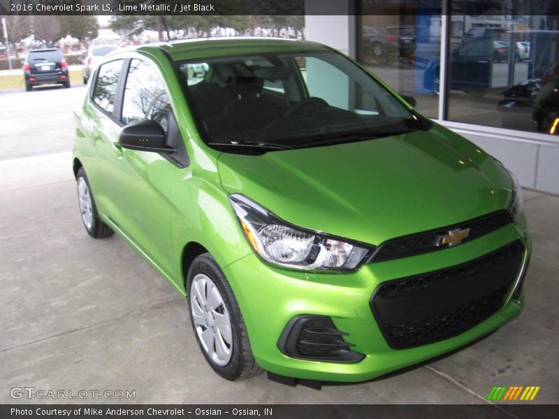 Lime Metallic / Jet Black 2016 Chevrolet Spark LS