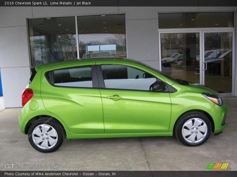 Lime Metallic / Jet Black 2016 Chevrolet Spark LS
