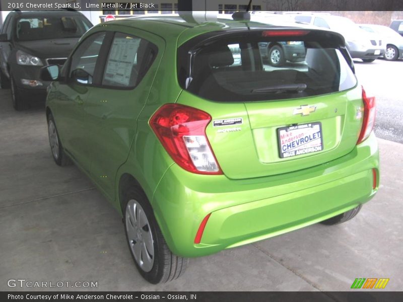 Lime Metallic / Jet Black 2016 Chevrolet Spark LS