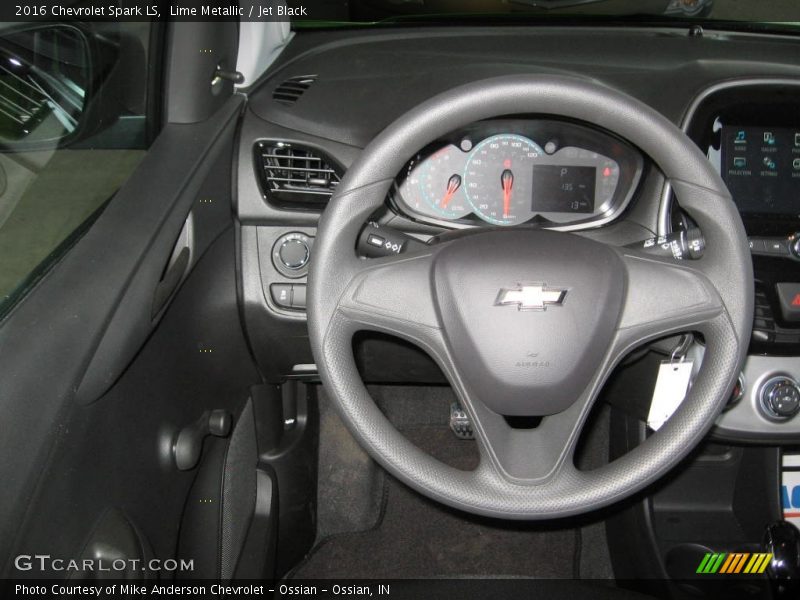 Lime Metallic / Jet Black 2016 Chevrolet Spark LS