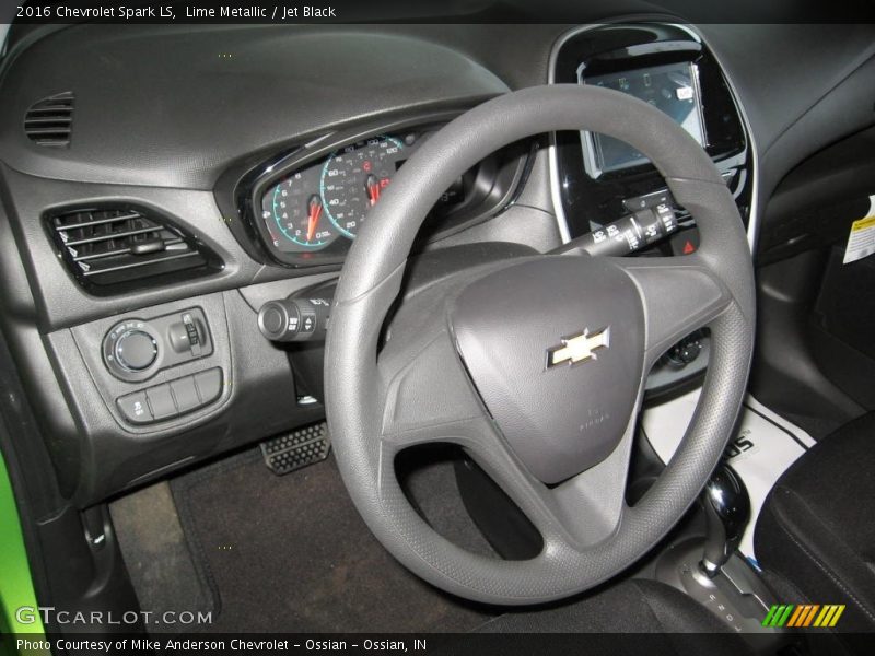 Lime Metallic / Jet Black 2016 Chevrolet Spark LS