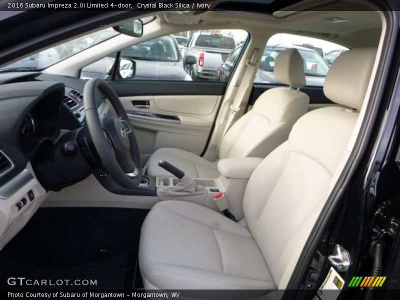  2016 Impreza 2.0i Limited 4-door Ivory Interior