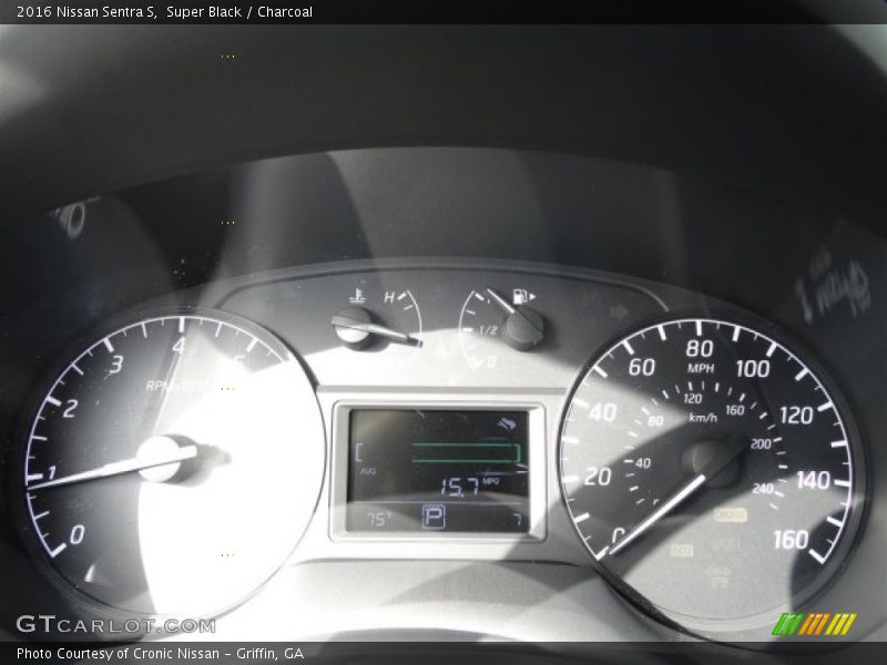  2016 Sentra S S Gauges