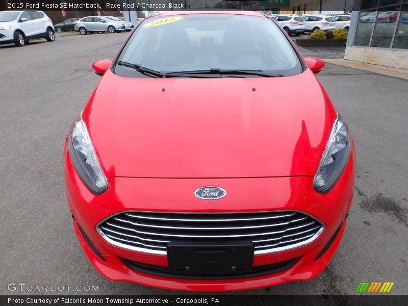 Race Red / Charcoal Black 2015 Ford Fiesta SE Hatchback