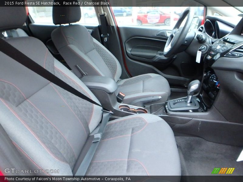 Race Red / Charcoal Black 2015 Ford Fiesta SE Hatchback