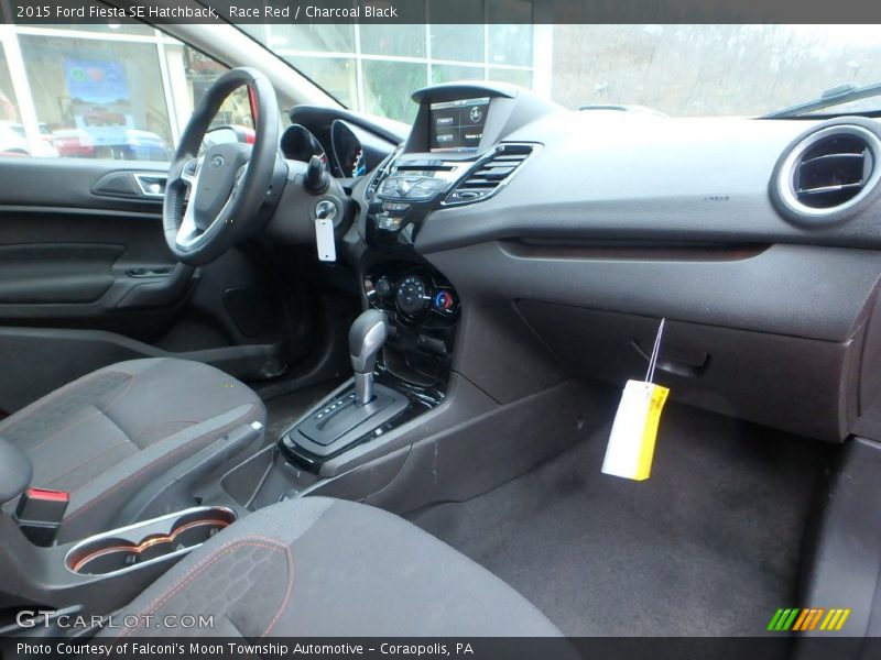Race Red / Charcoal Black 2015 Ford Fiesta SE Hatchback