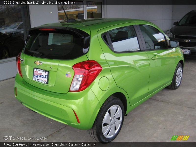 Lime Metallic / Jet Black 2016 Chevrolet Spark LS
