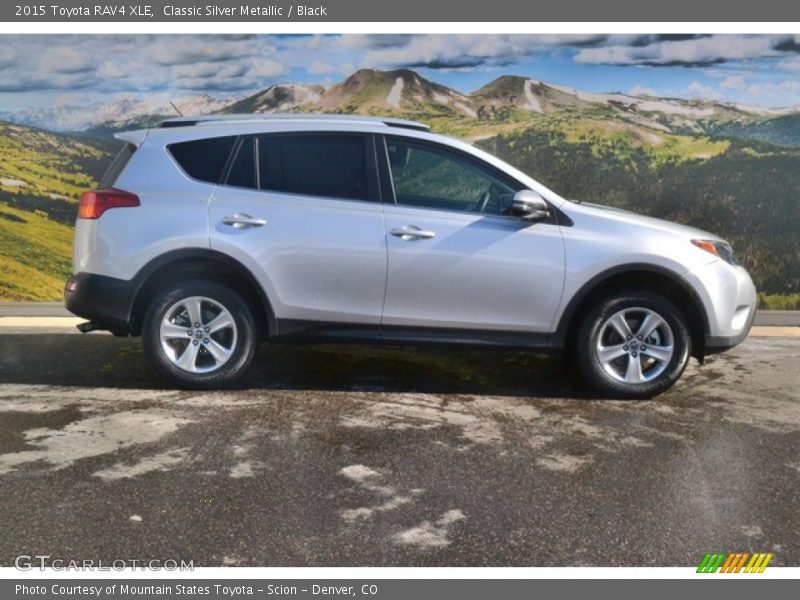 Classic Silver Metallic / Black 2015 Toyota RAV4 XLE