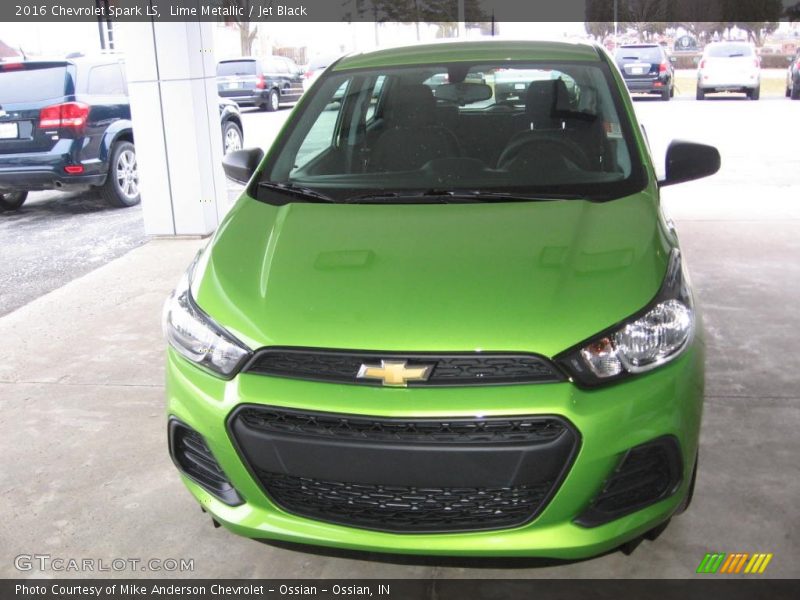 Lime Metallic / Jet Black 2016 Chevrolet Spark LS
