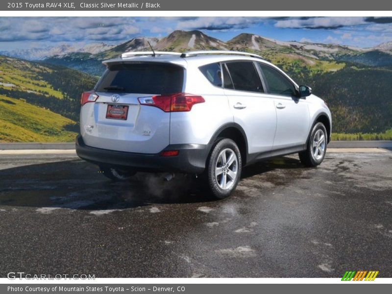 Classic Silver Metallic / Black 2015 Toyota RAV4 XLE