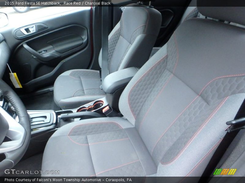 Race Red / Charcoal Black 2015 Ford Fiesta SE Hatchback