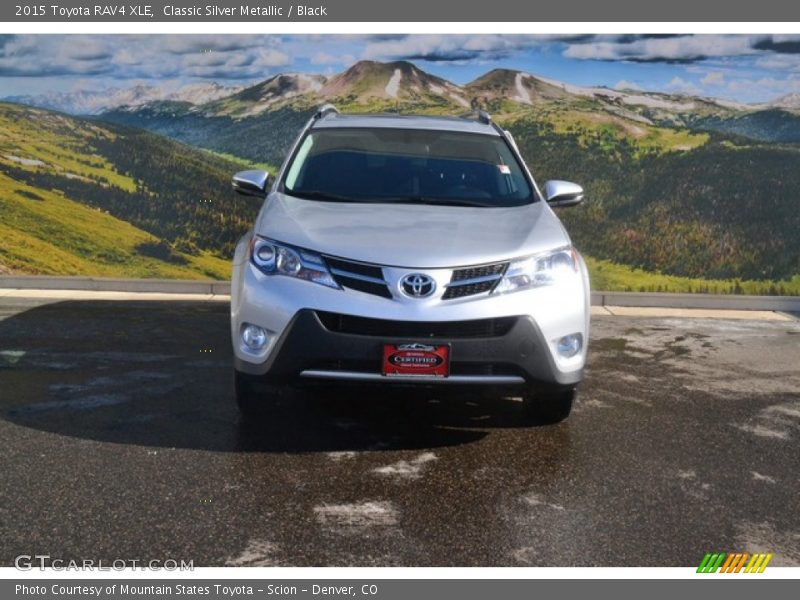 Classic Silver Metallic / Black 2015 Toyota RAV4 XLE