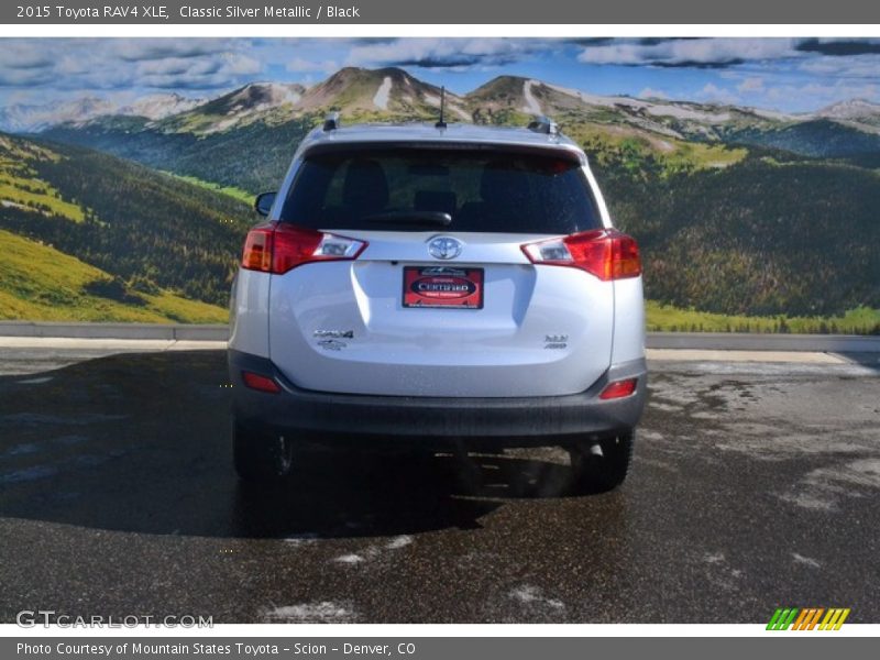 Classic Silver Metallic / Black 2015 Toyota RAV4 XLE