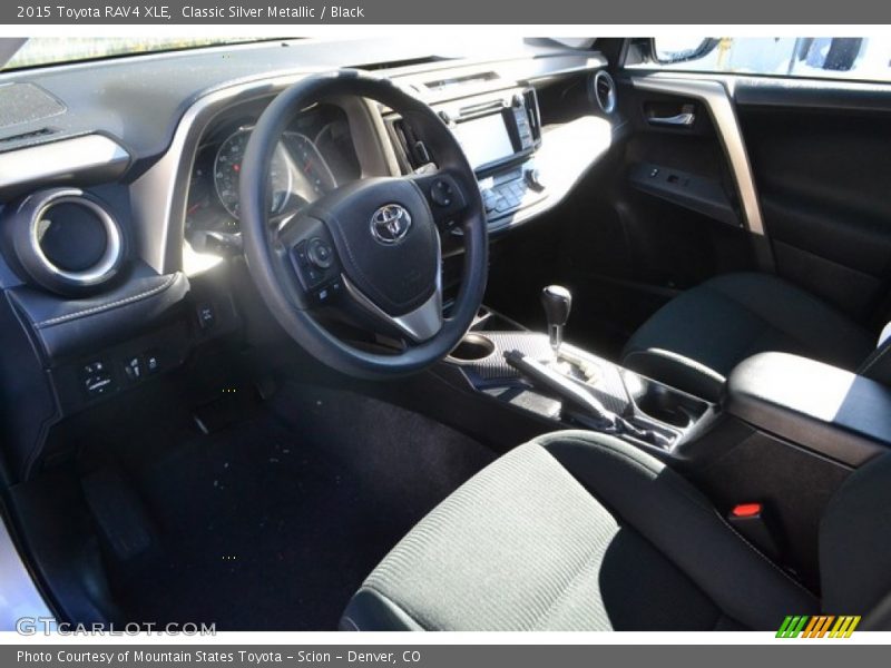 Classic Silver Metallic / Black 2015 Toyota RAV4 XLE