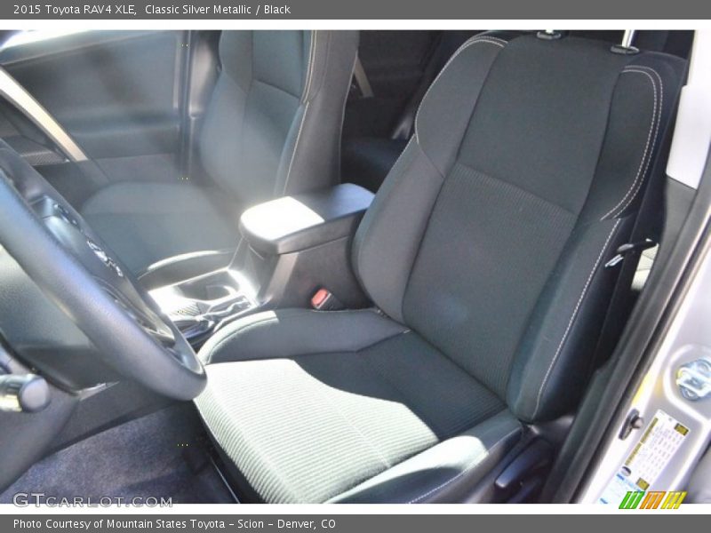 Classic Silver Metallic / Black 2015 Toyota RAV4 XLE