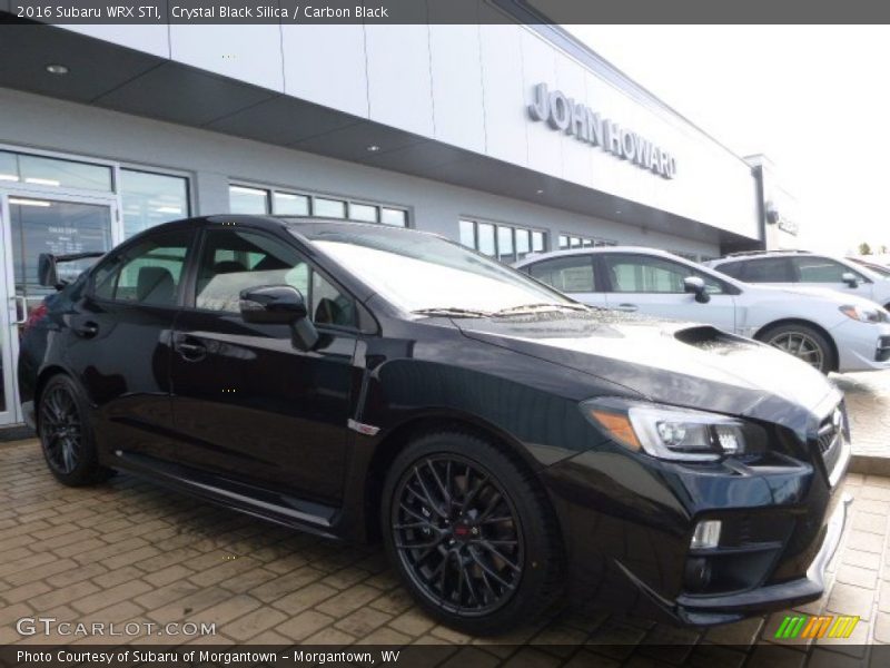 Crystal Black Silica / Carbon Black 2016 Subaru WRX STI