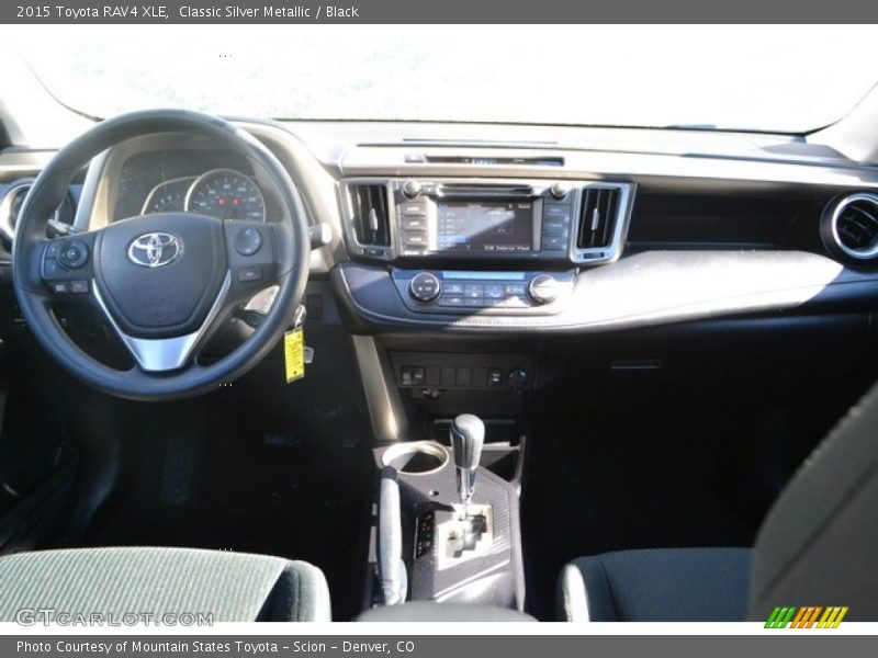 Classic Silver Metallic / Black 2015 Toyota RAV4 XLE