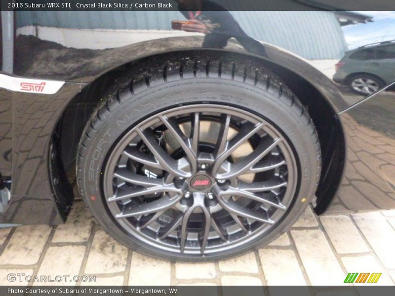 Crystal Black Silica / Carbon Black 2016 Subaru WRX STI