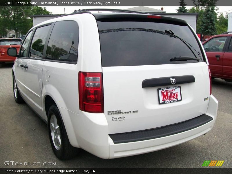 Stone White / Dark Slate/Light Shale 2008 Dodge Grand Caravan SE