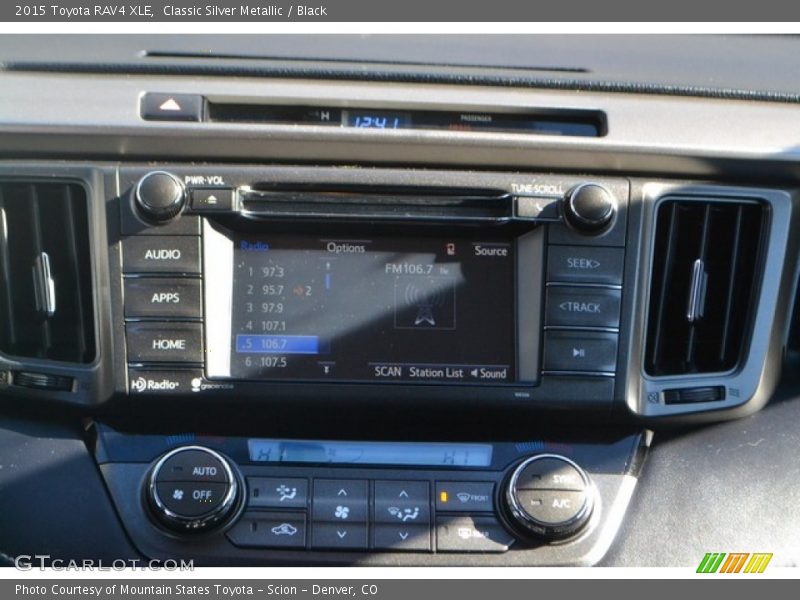 Classic Silver Metallic / Black 2015 Toyota RAV4 XLE
