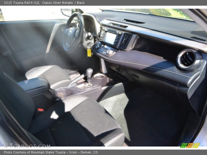 Classic Silver Metallic / Black 2015 Toyota RAV4 XLE