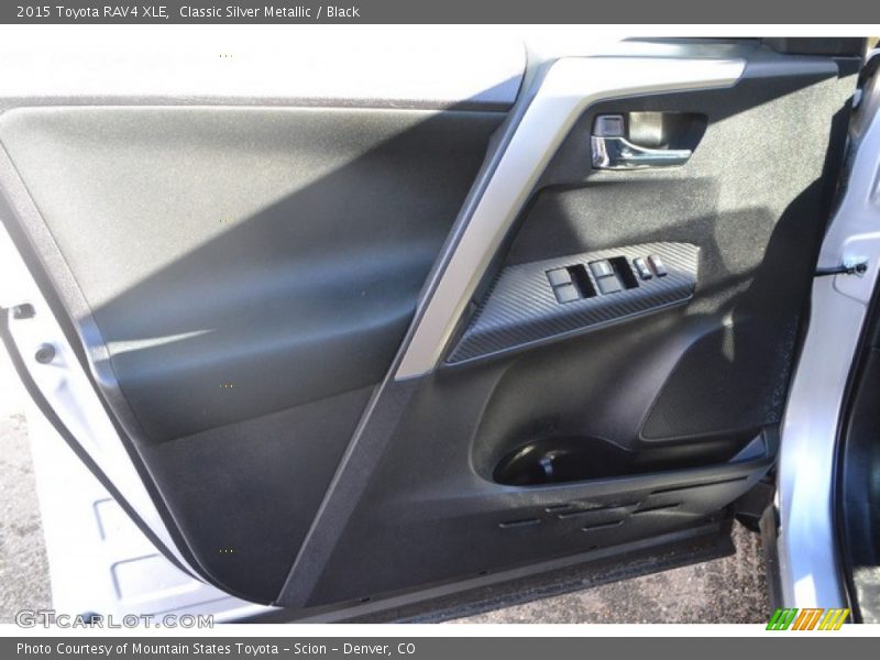 Classic Silver Metallic / Black 2015 Toyota RAV4 XLE