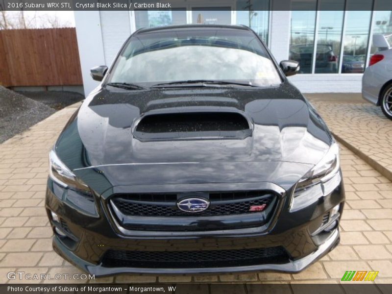 Crystal Black Silica / Carbon Black 2016 Subaru WRX STI