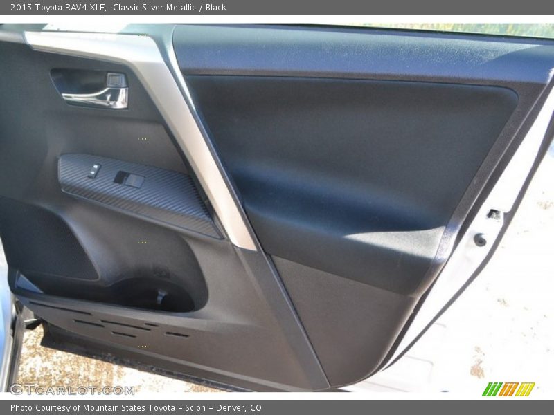 Classic Silver Metallic / Black 2015 Toyota RAV4 XLE