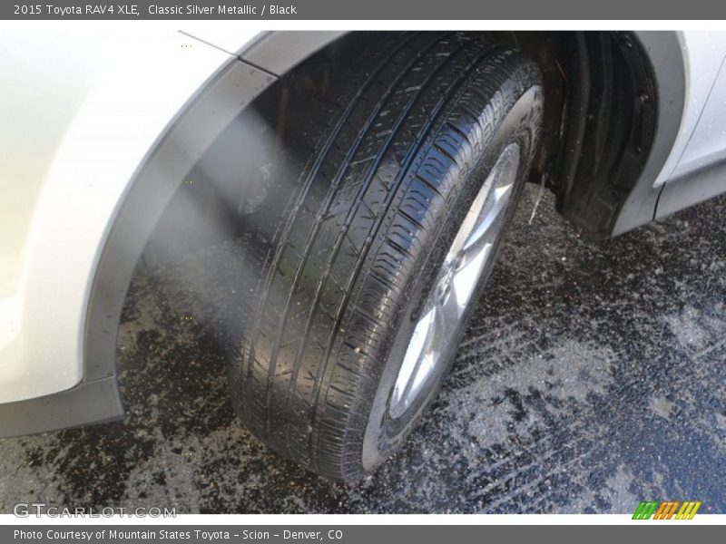 Classic Silver Metallic / Black 2015 Toyota RAV4 XLE