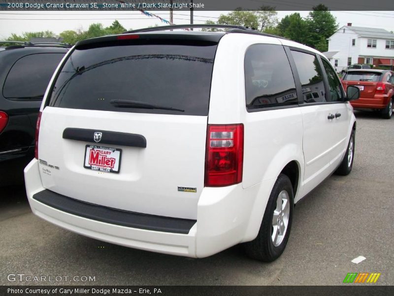 Stone White / Dark Slate/Light Shale 2008 Dodge Grand Caravan SE