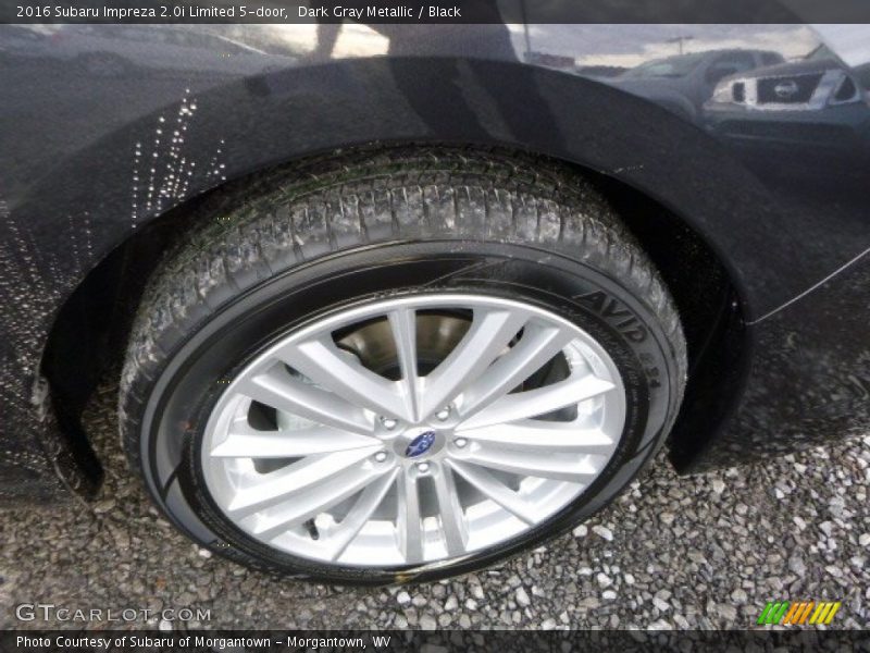 Dark Gray Metallic / Black 2016 Subaru Impreza 2.0i Limited 5-door