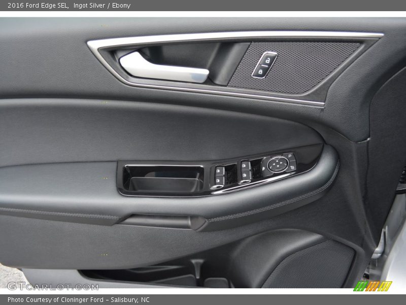 Ingot Silver / Ebony 2016 Ford Edge SEL
