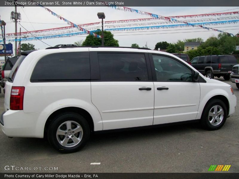 Stone White / Dark Slate/Light Shale 2008 Dodge Grand Caravan SE