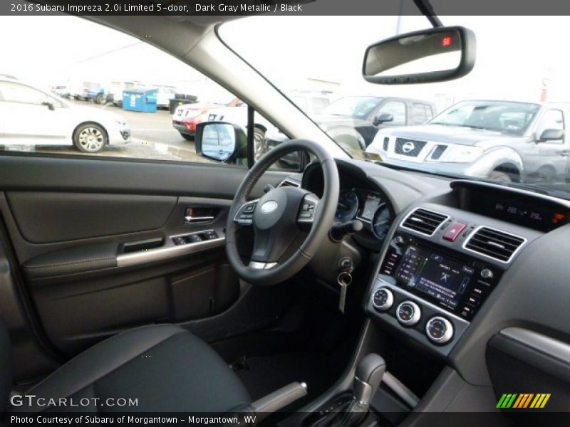 Dark Gray Metallic / Black 2016 Subaru Impreza 2.0i Limited 5-door