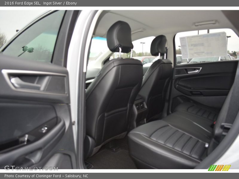 Ingot Silver / Ebony 2016 Ford Edge SEL