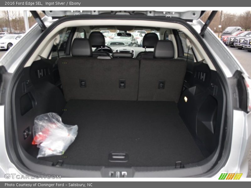 Ingot Silver / Ebony 2016 Ford Edge SEL