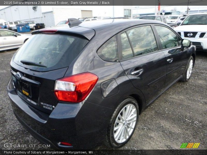 Dark Gray Metallic / Black 2016 Subaru Impreza 2.0i Limited 5-door