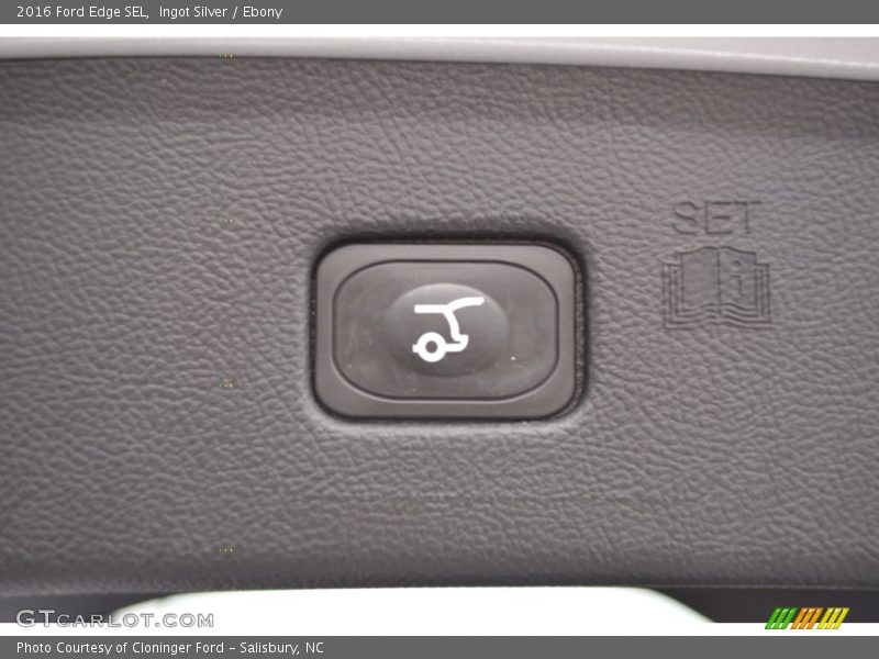 Ingot Silver / Ebony 2016 Ford Edge SEL
