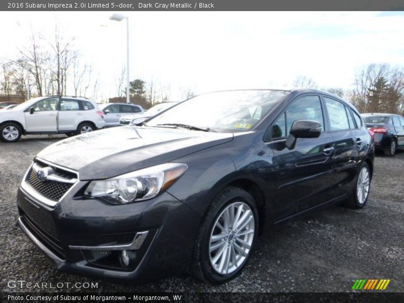 Dark Gray Metallic / Black 2016 Subaru Impreza 2.0i Limited 5-door