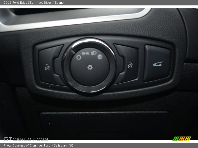 Ingot Silver / Ebony 2016 Ford Edge SEL