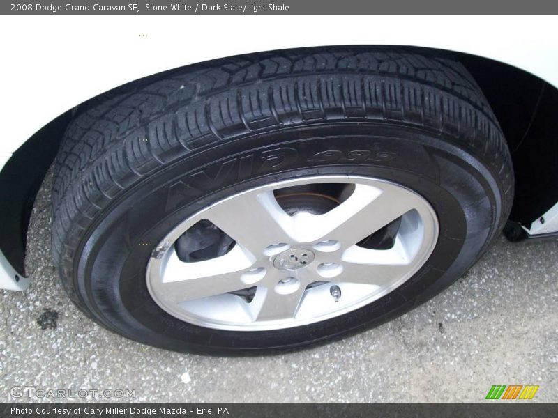 Stone White / Dark Slate/Light Shale 2008 Dodge Grand Caravan SE