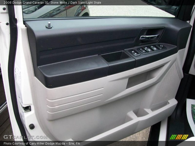 Stone White / Dark Slate/Light Shale 2008 Dodge Grand Caravan SE