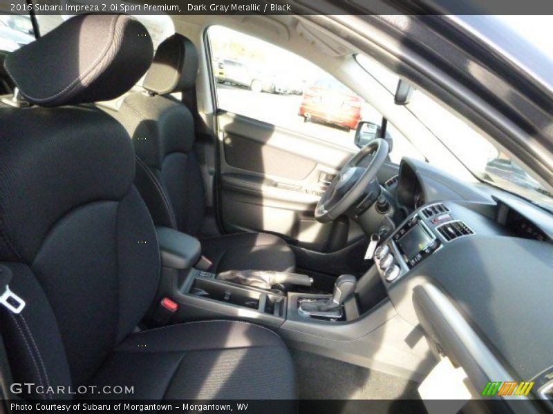 Dark Gray Metallic / Black 2016 Subaru Impreza 2.0i Sport Premium