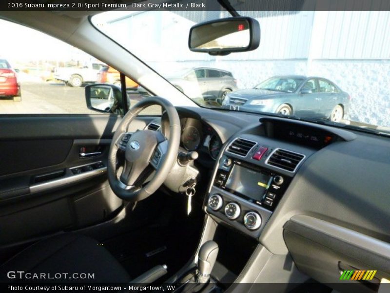 Dark Gray Metallic / Black 2016 Subaru Impreza 2.0i Sport Premium