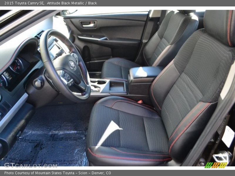 Attitude Black Metallic / Black 2015 Toyota Camry SE